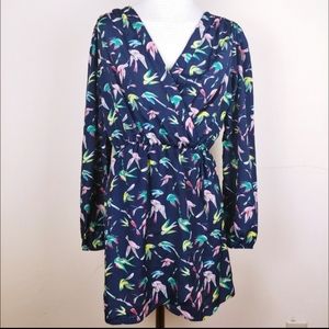 Reborn Navy Long Sleeve Sparrow Dress